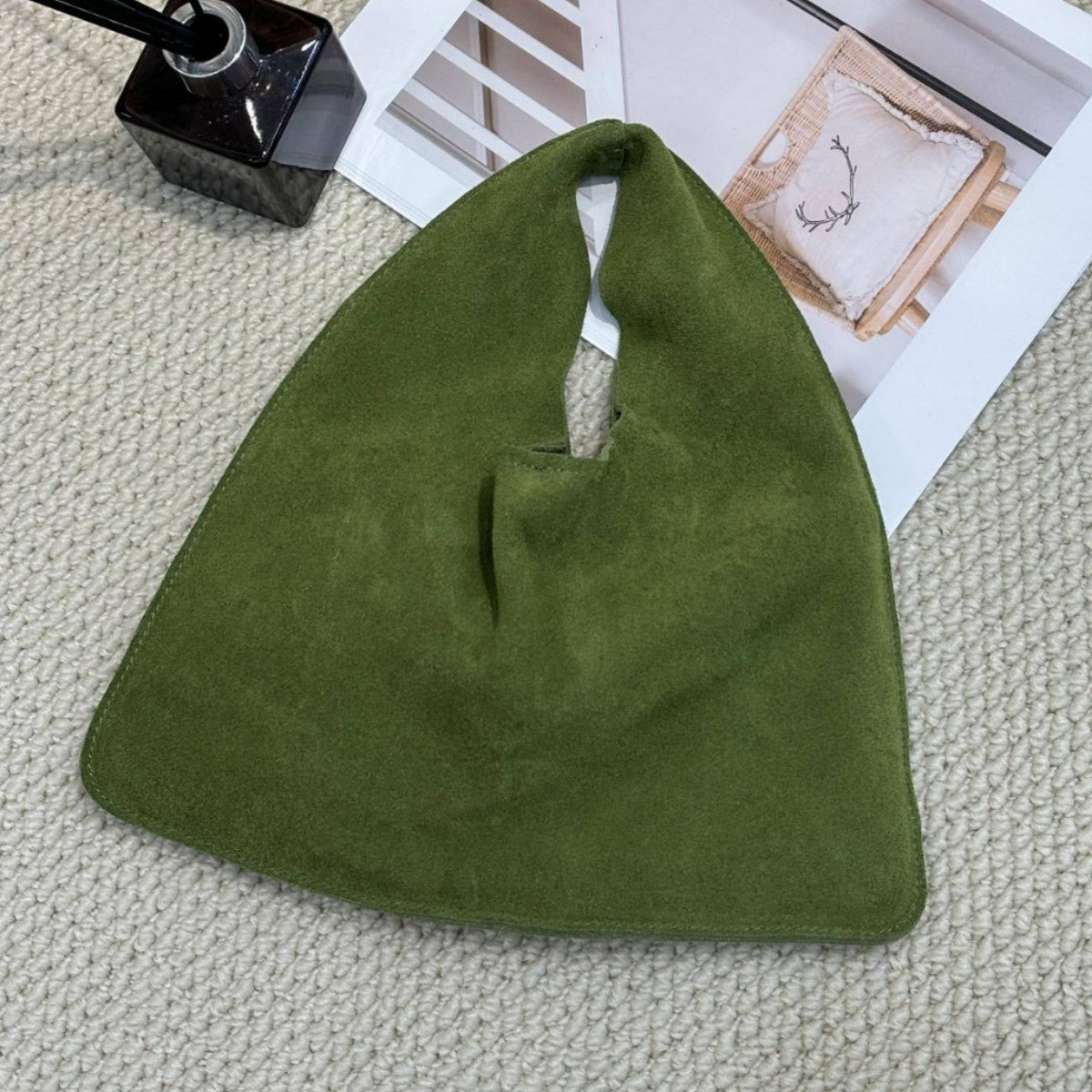 Women's Cowhide Triangle Genuine Leather Large Capacity Bags