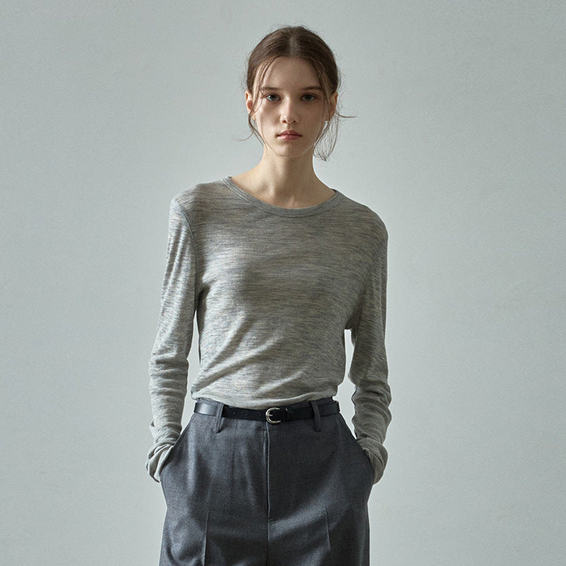 Women's Early Autumn Slim Fit Slimming Long Sleeves Blouses