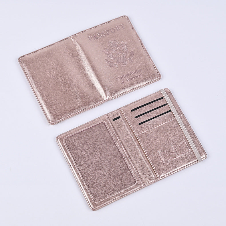 Direct Sale Leather Passport Protection Portable Id Package