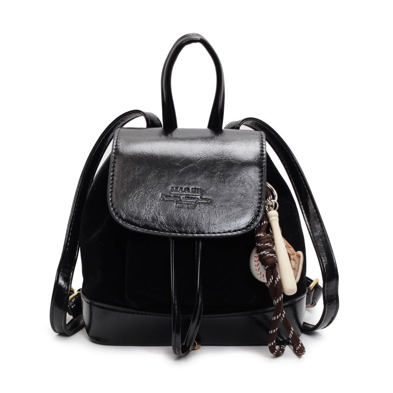 Women's Fashion Retro Suede Versatile Exquisite Backpacks