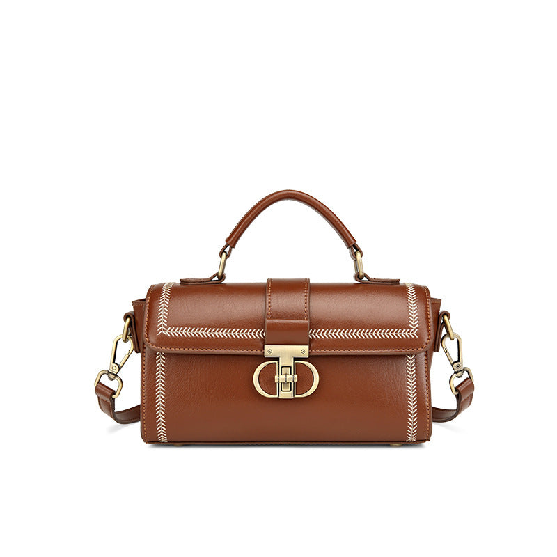 Women's Niche Genuine Leather High-grade Light Luxury Crossbody Bags