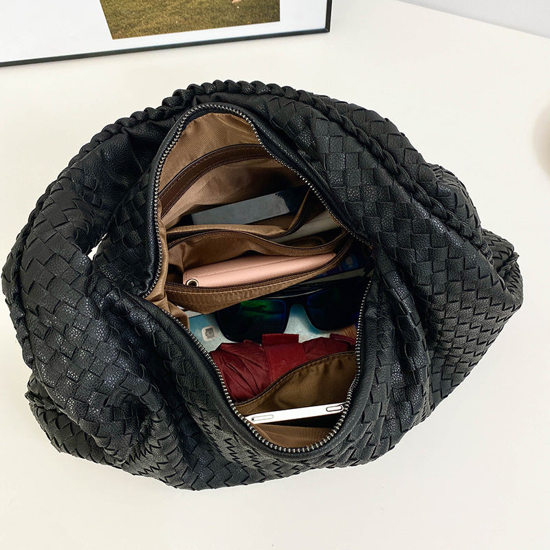 Women's Woven Large Capacity Commuter High-grade Bags