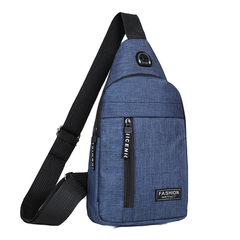 Men's Slouchy Durable Unique Oxford Cloth Men's Chest Bags
