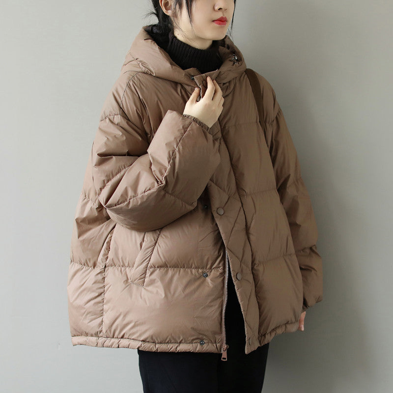 Women's Sleeve Hooded Warm Down For Casual Jackets