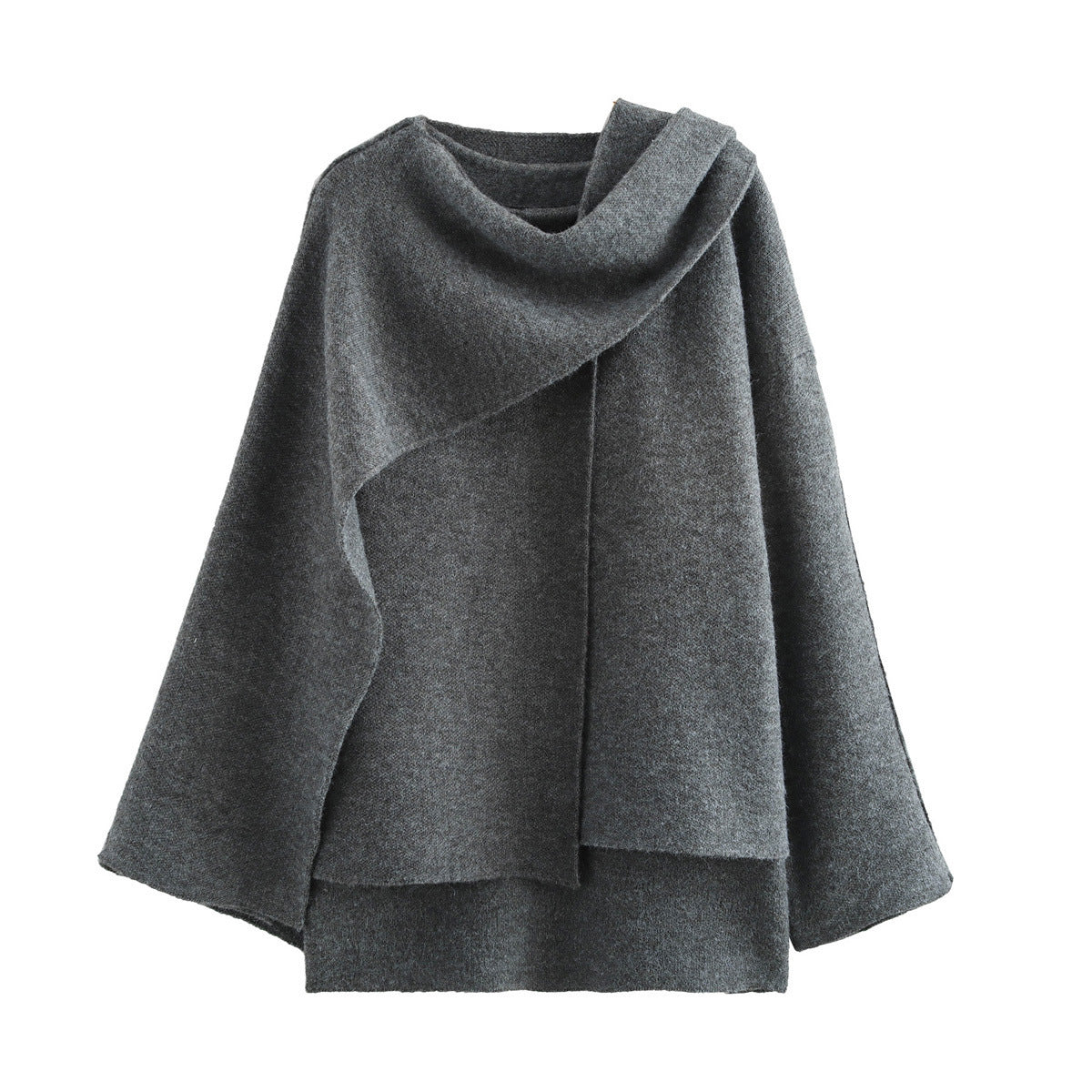 Women's Popular Slouchy Cape Knitted Loose Jackets