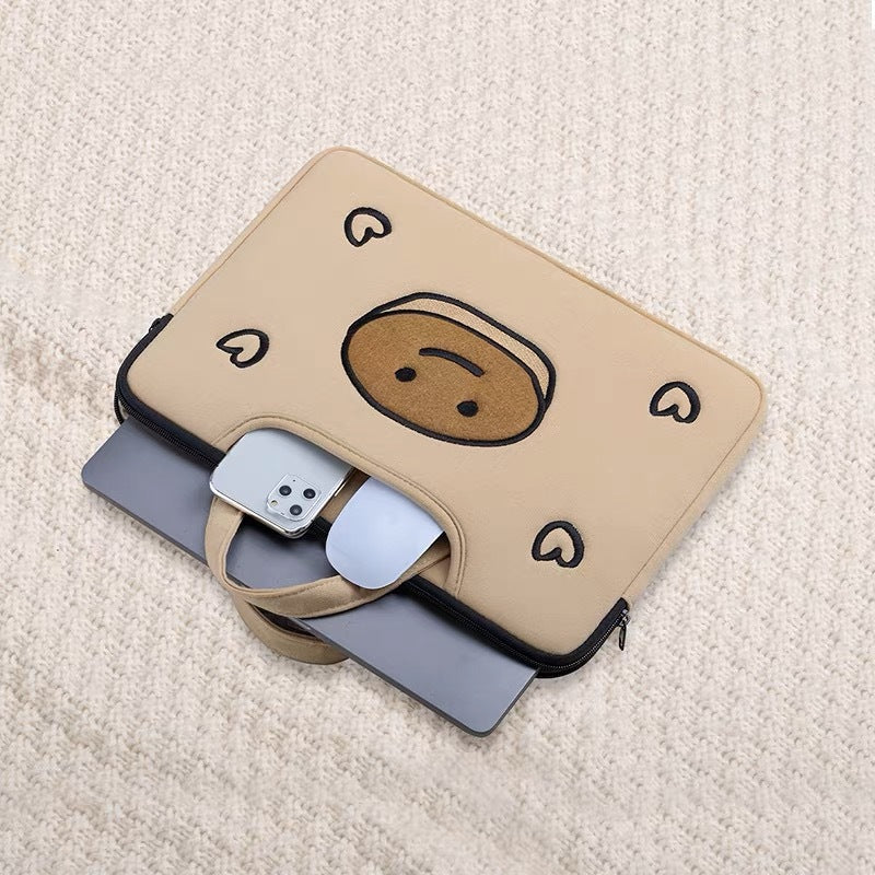 Embroidered Notebook Protective Sleeve Inch Shockproof Laptop Bags