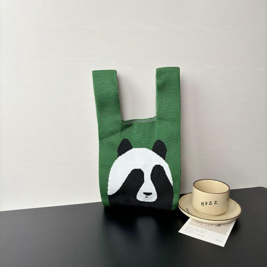 Cartoon Wrist Large Capacity Minority Hand Handbags