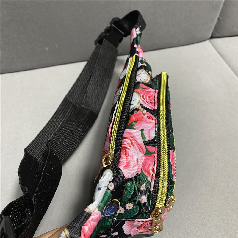 Women's Composite Cloth Zipper Fashion Advertising Gift Men's Waist Packs