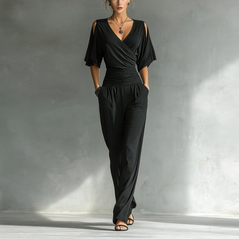 Women's Summer Fashion Elegant Slim Fit Bodysuit Women's Jumpsuit/clothing