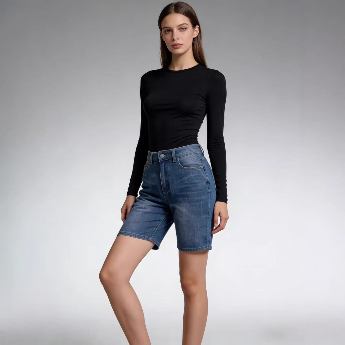 Unique Women's Fashion Casual Cool Slim Jeans