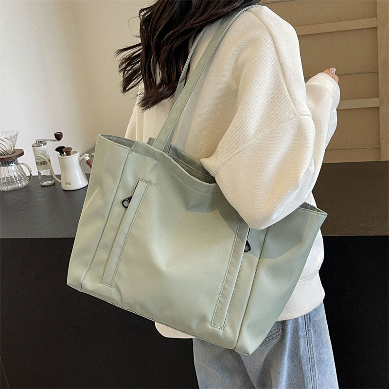 Women's Large Capacity Versatile Waterproof Commuter Nylon Tote Bags