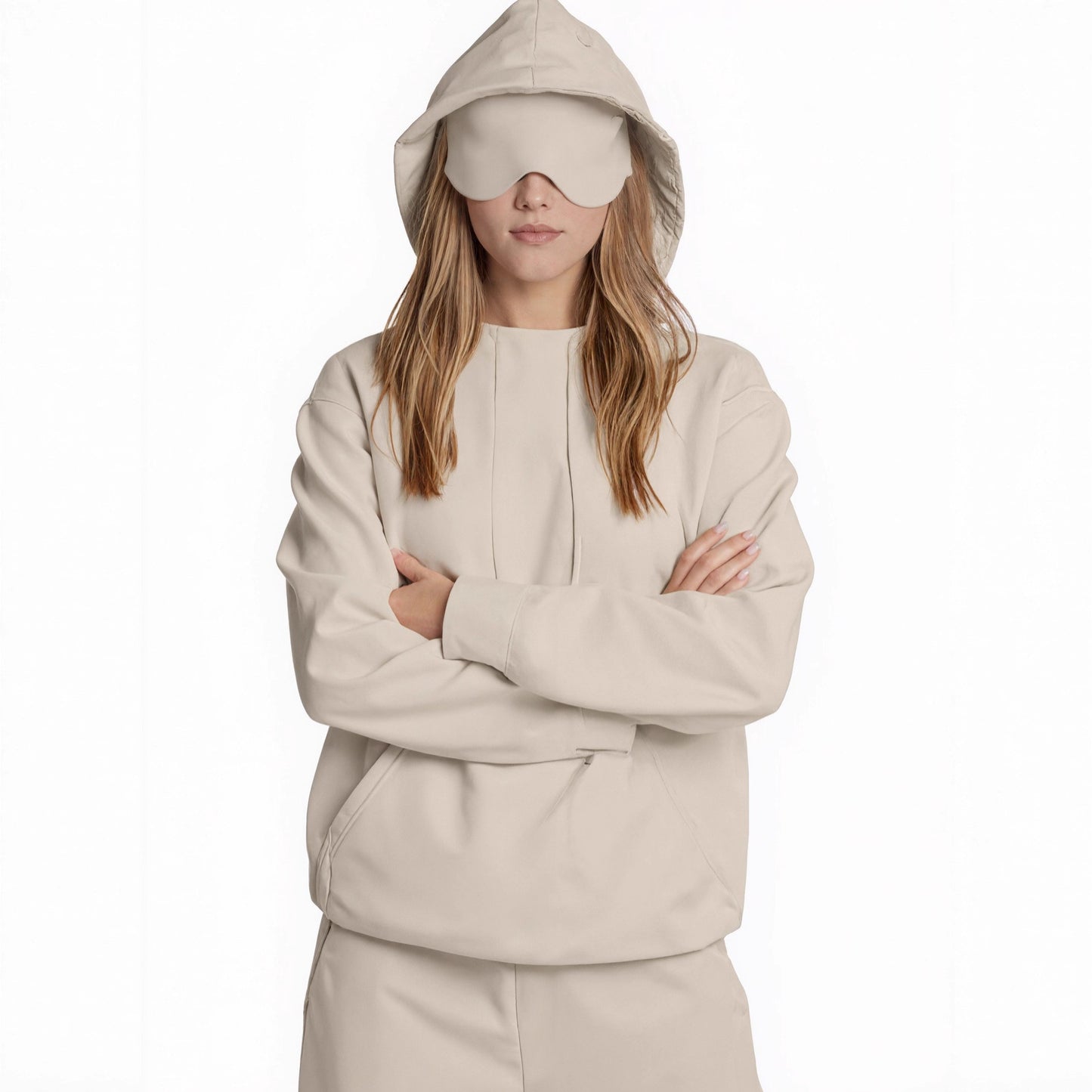 Women's Wear With Built-in Eye Mask Hoodie Sweaters