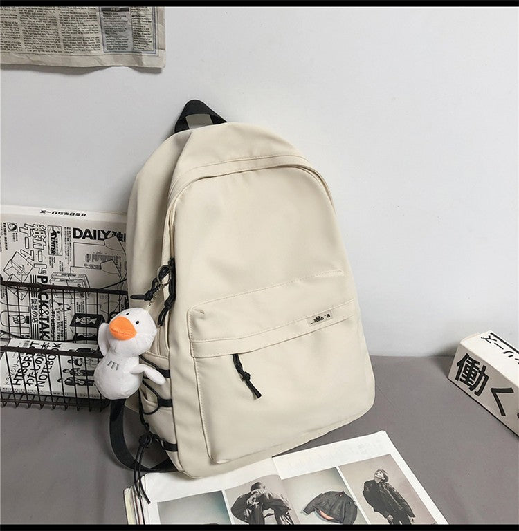 Men's Simplicity Large Capacity Female Junior High Backpacks