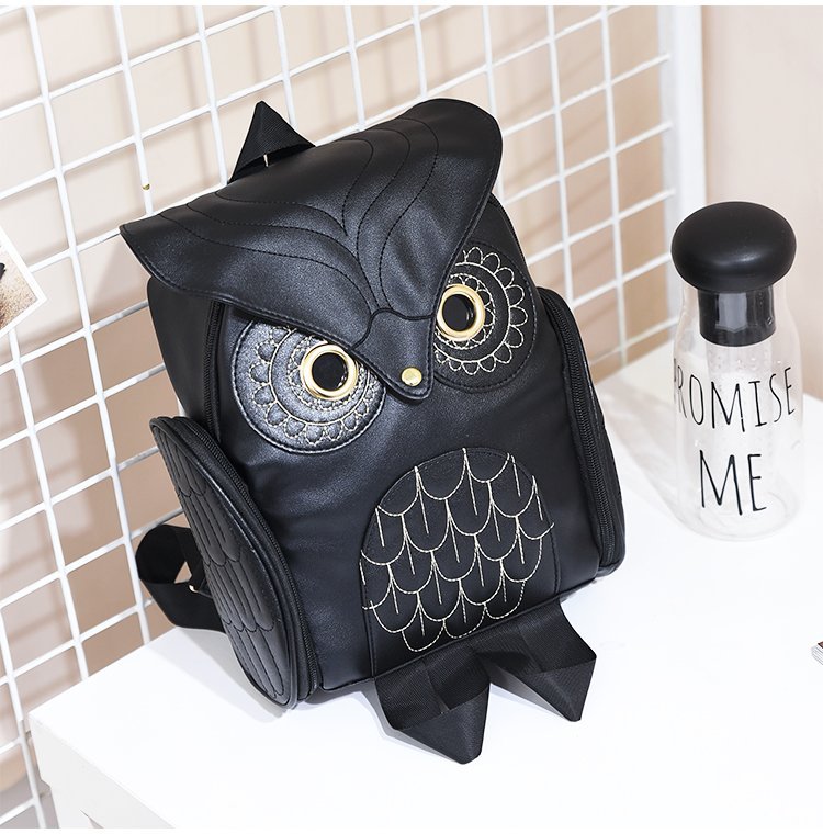 Creative Owl Female Personalized Korean Fashion Backpacks