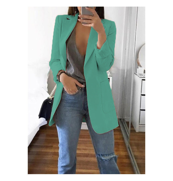 Women's Fashion Polo Collar Temperament Sleeve Shorts