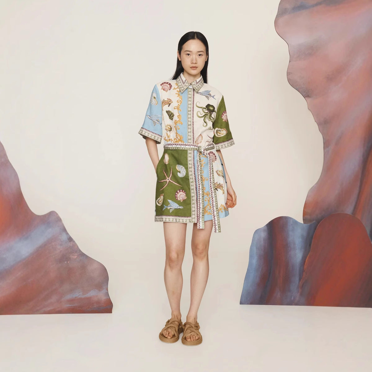 Casual Fashion Linen Shirt Temperament Wild Dresses