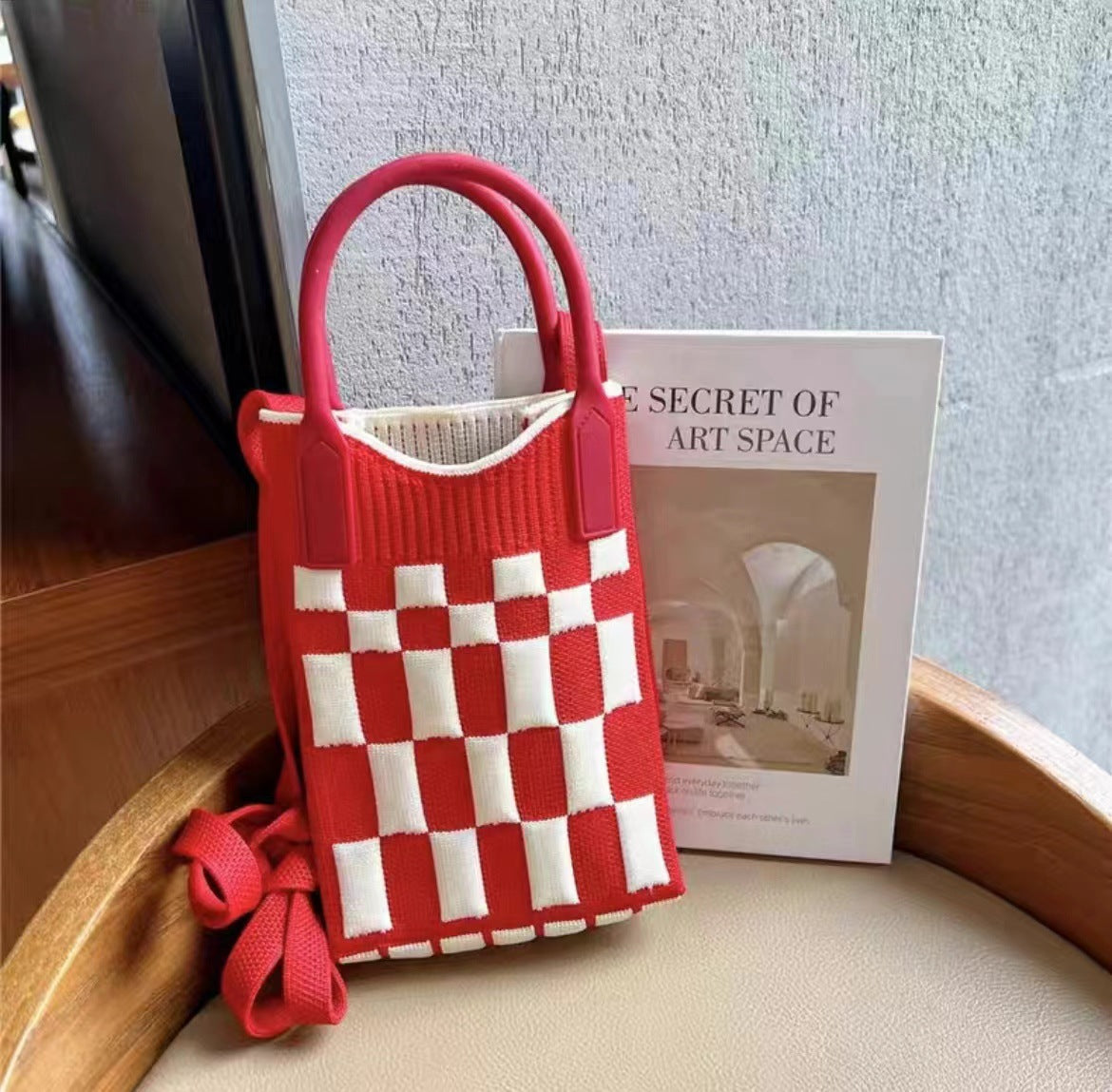 Fashionable Knitted Mobile Lightweight High-grade Love Phone Bags