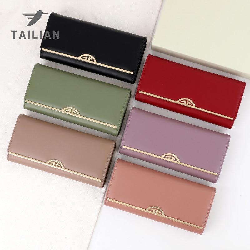 Women's Black Myth Innovative Long Advanced Design Ladies Wallets