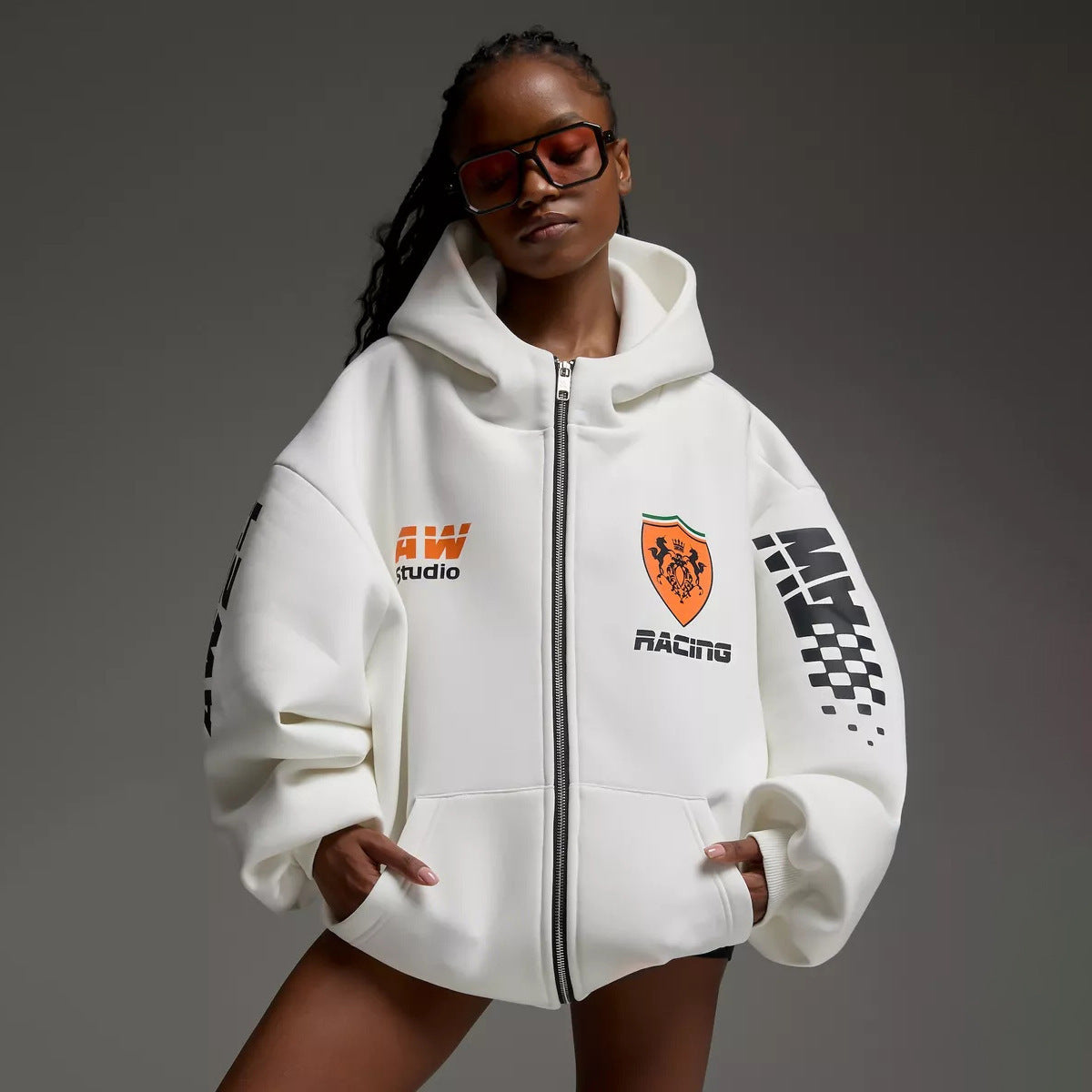 Women's Letter Print Sweatshirt Autumn Street Fashion Sweaters