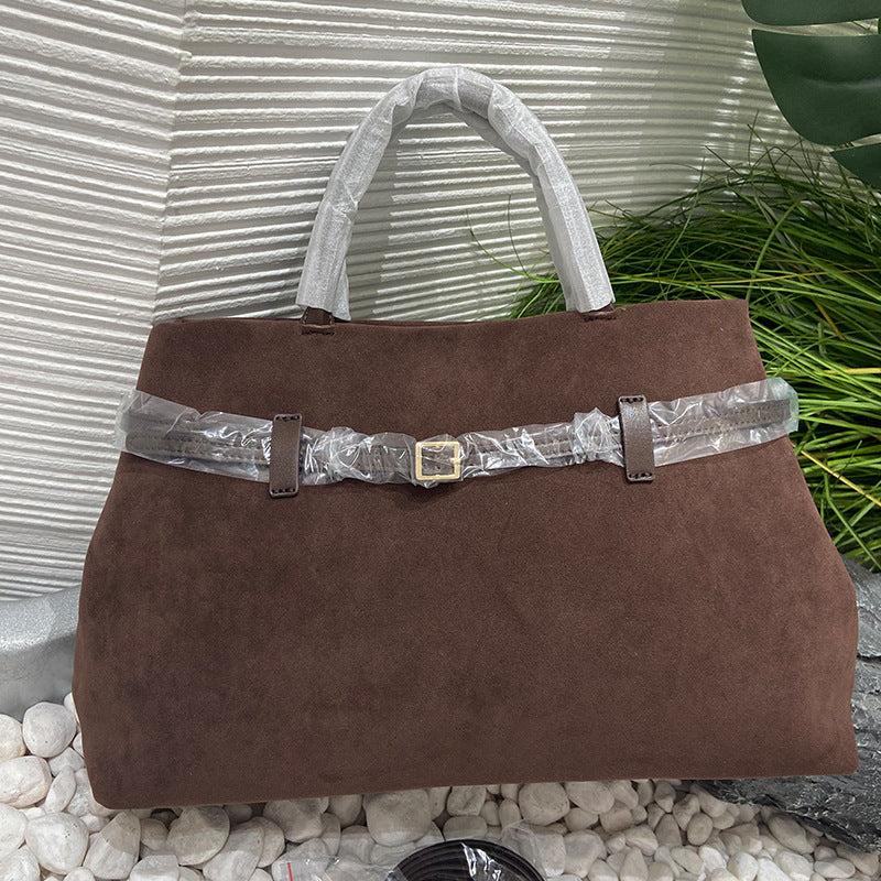 High-grade Soft Leather Lychee Pattern Solid Crossbody Bags