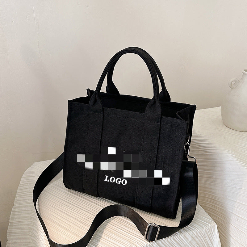 Women's Fashion Canvas Shopping Large Capacity Portable Handbags