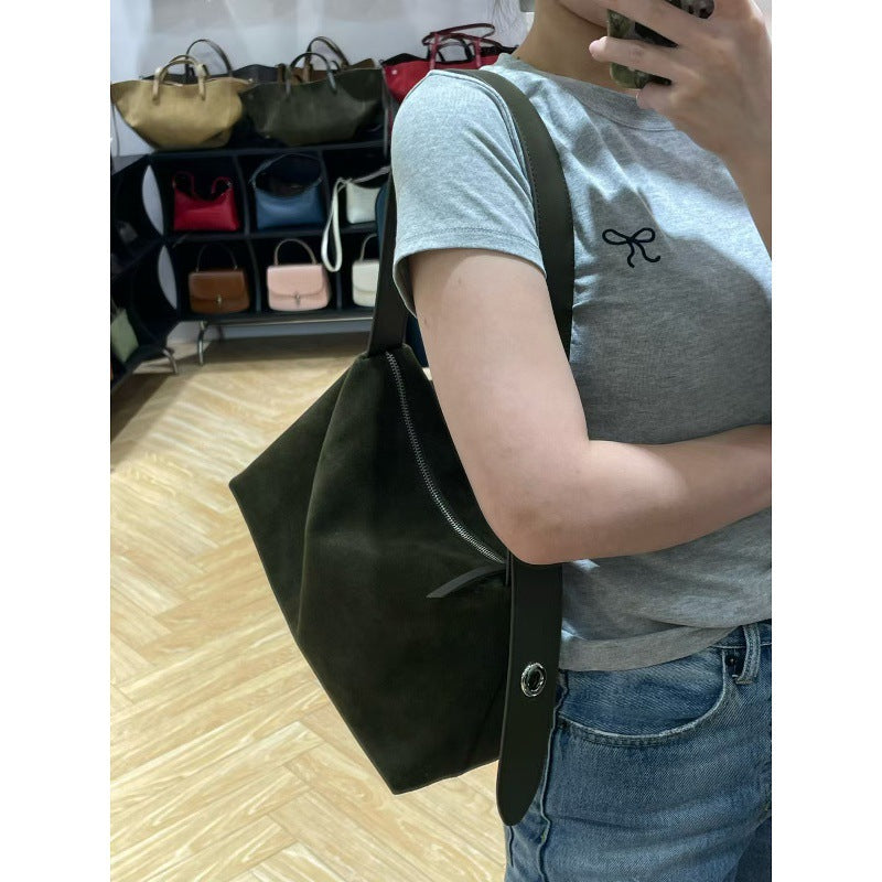 Underarm Lunch Box Fashionable Large Capacity Frosted Armpit Bags