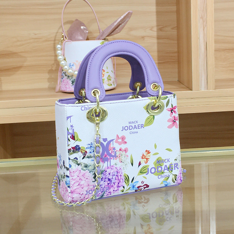 High-grade Diana Female Gradient Rhinestone Hand Holding Bags