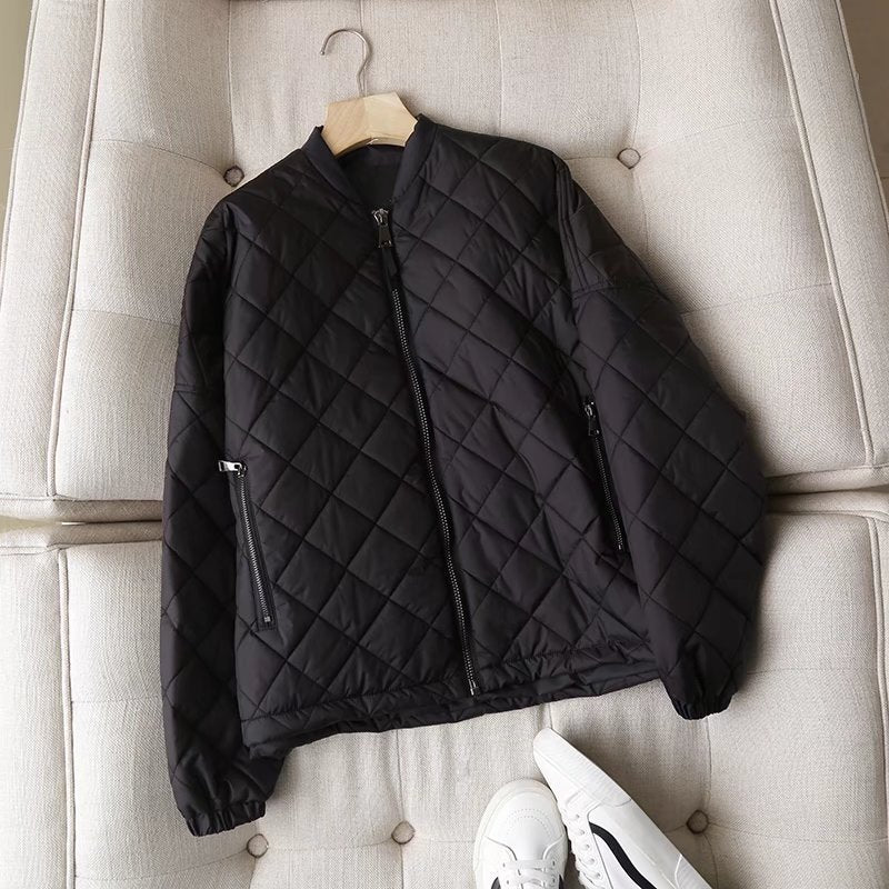 Women's Autumn Wear Temperament Commute Stand Collar Jackets