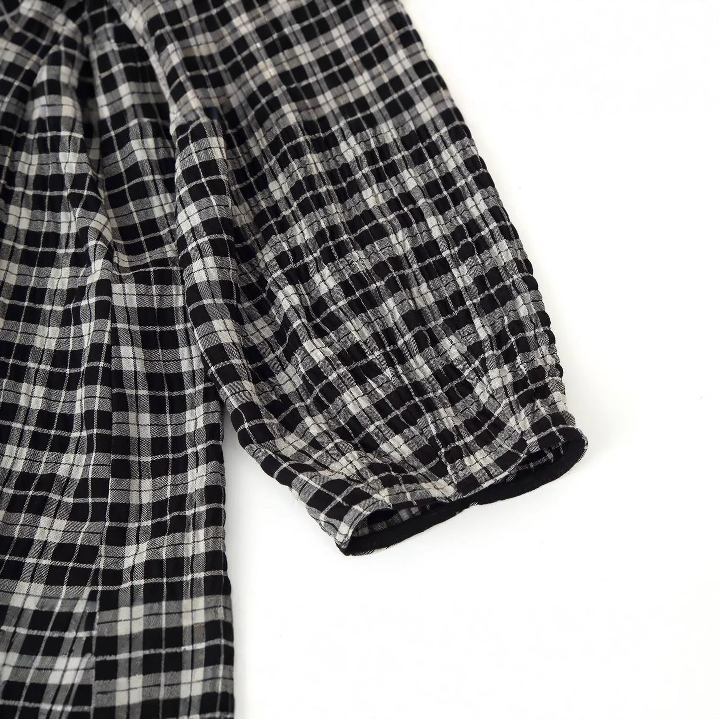 Women's Autumn Multi Plaid Long-sleeved Shirt With Blouses