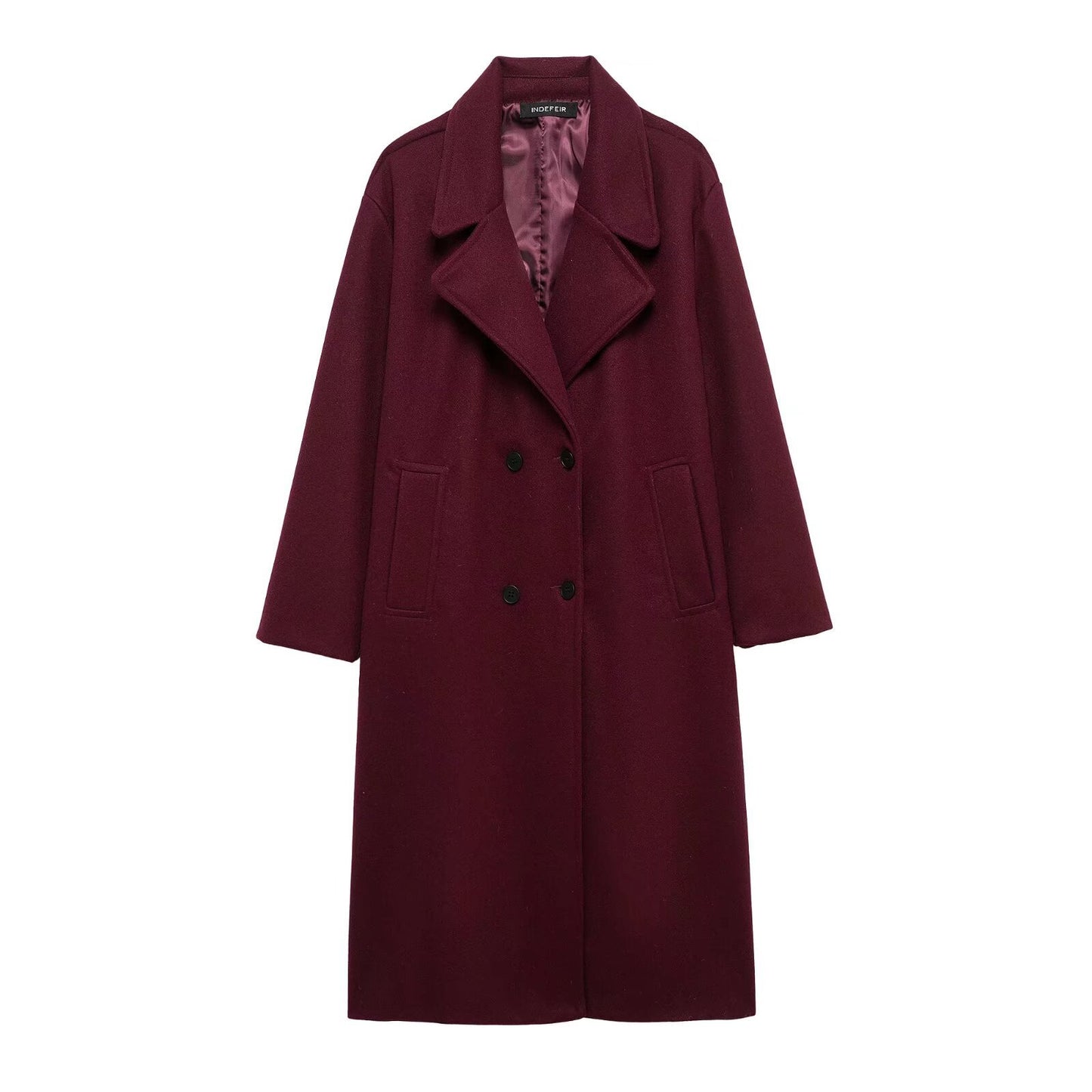Women's Street Warm Temperament Soft Loose Trench Coats