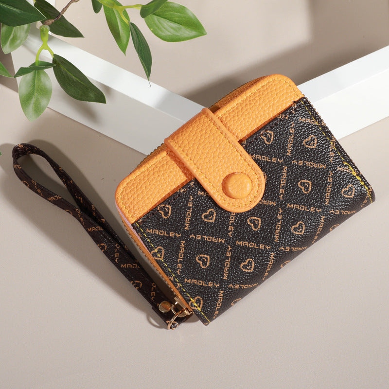 Women's Beautiful New Short Printed Clutch Ladies Wallets