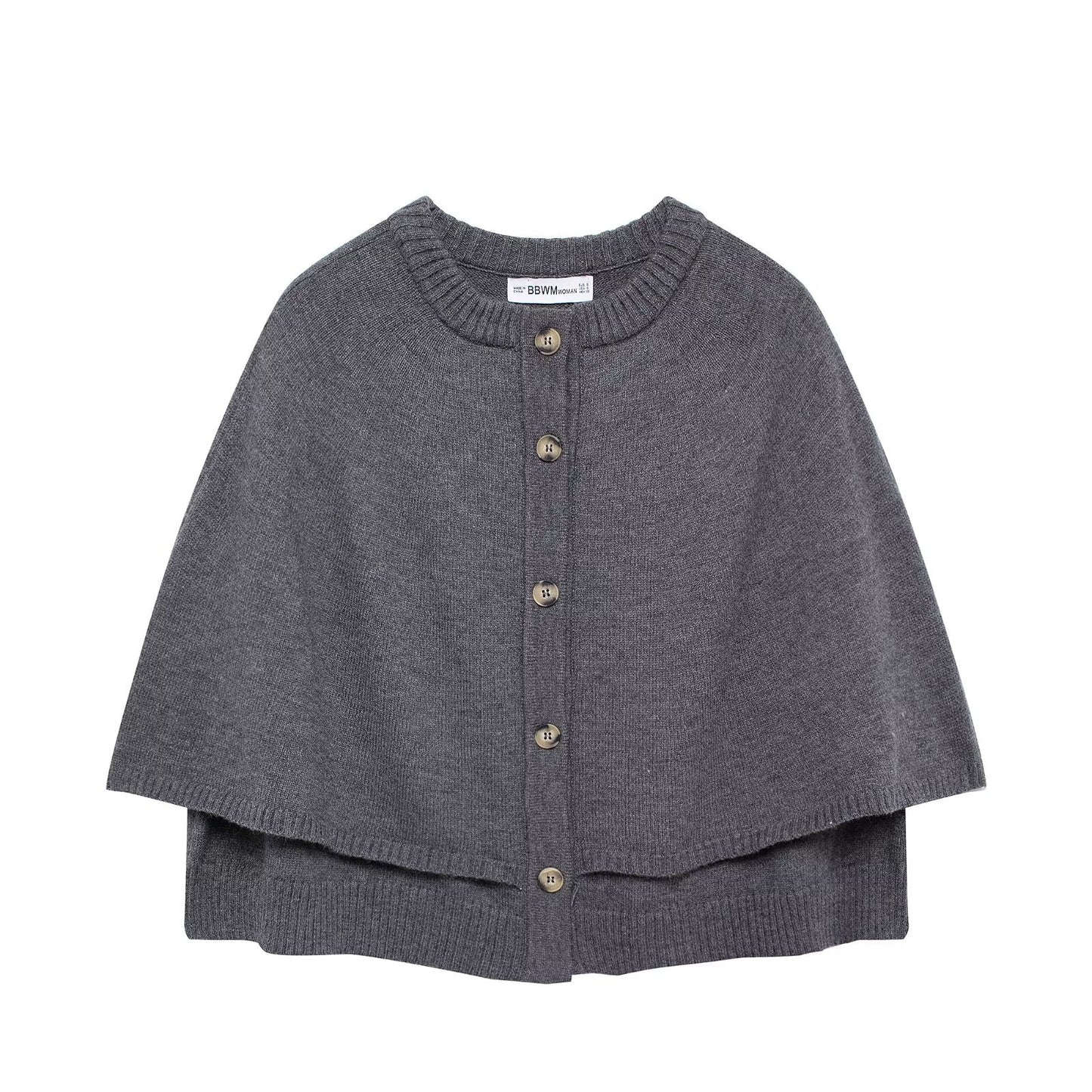 Women's Autumn Fashion Design Knitted Shawl Knitwear