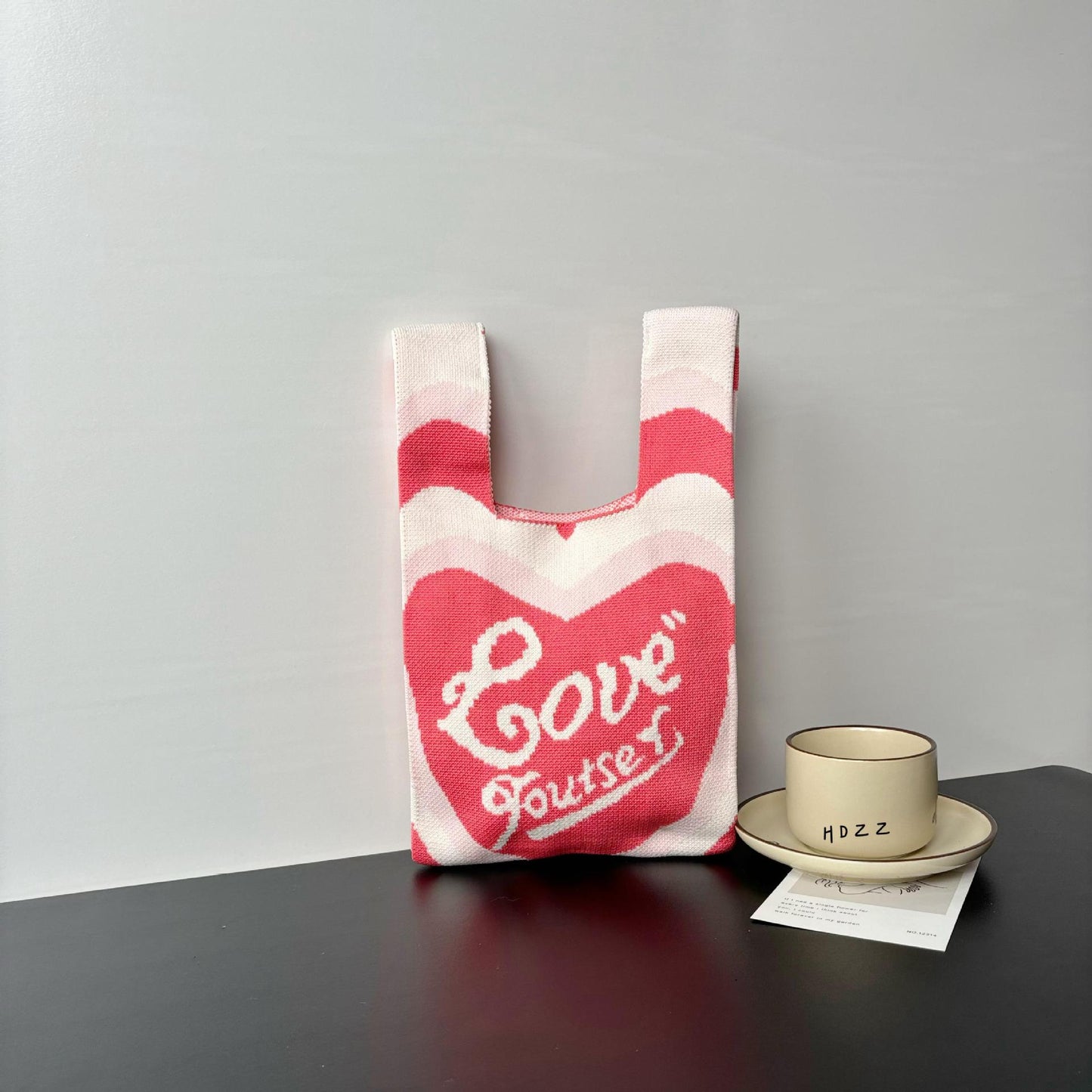 Cartoon Wrist Large Capacity Minority Hand Handbags