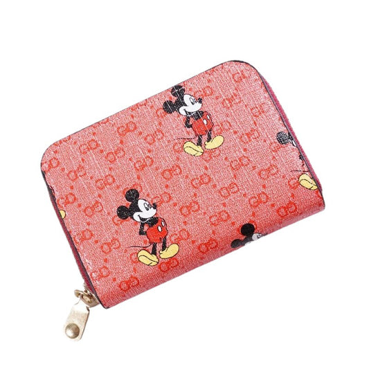 Women's Fashion Cartoon Expanding Document Driving License Card Holder