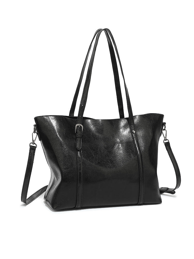 Women's Classic Fashion Soft Leather Big Handbags