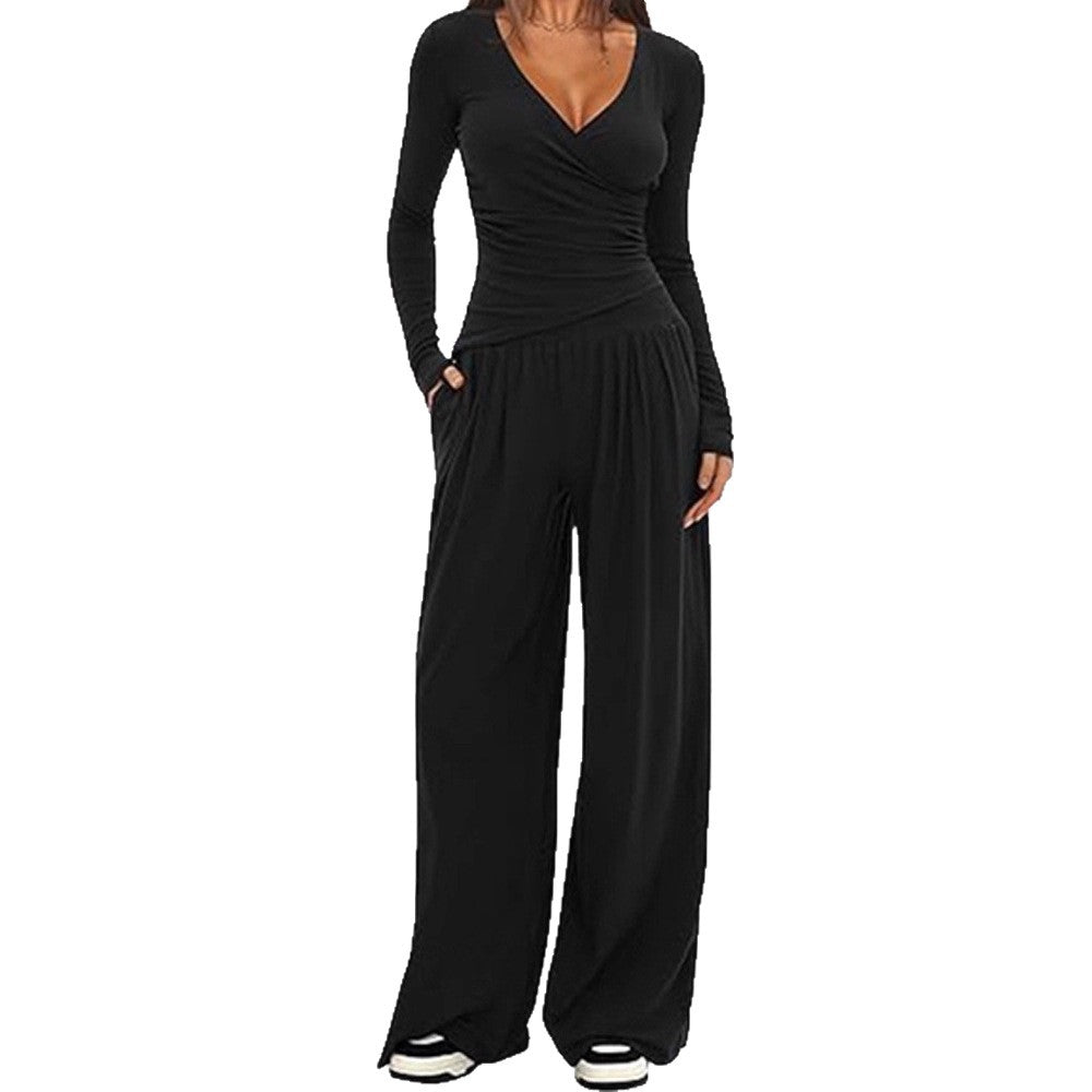 Creative Casual Women's Long Sleeve Sportswear Fashion Casual Suit