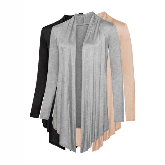 Women's Temperament Figure Flattering Knit Lazy Loose Outer Coats