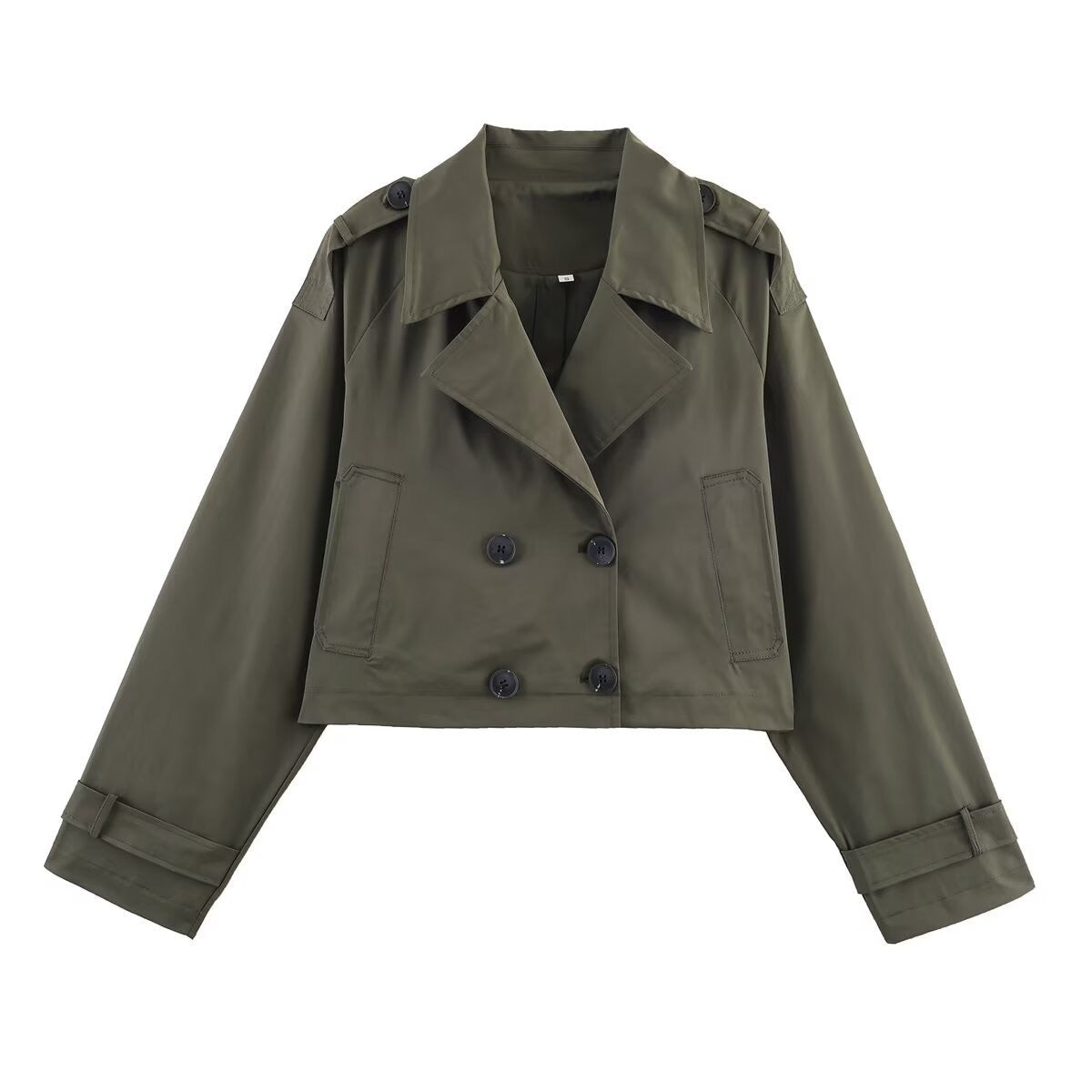 Women's Minimalist Design Double Breasted Lapel Trench Coats
