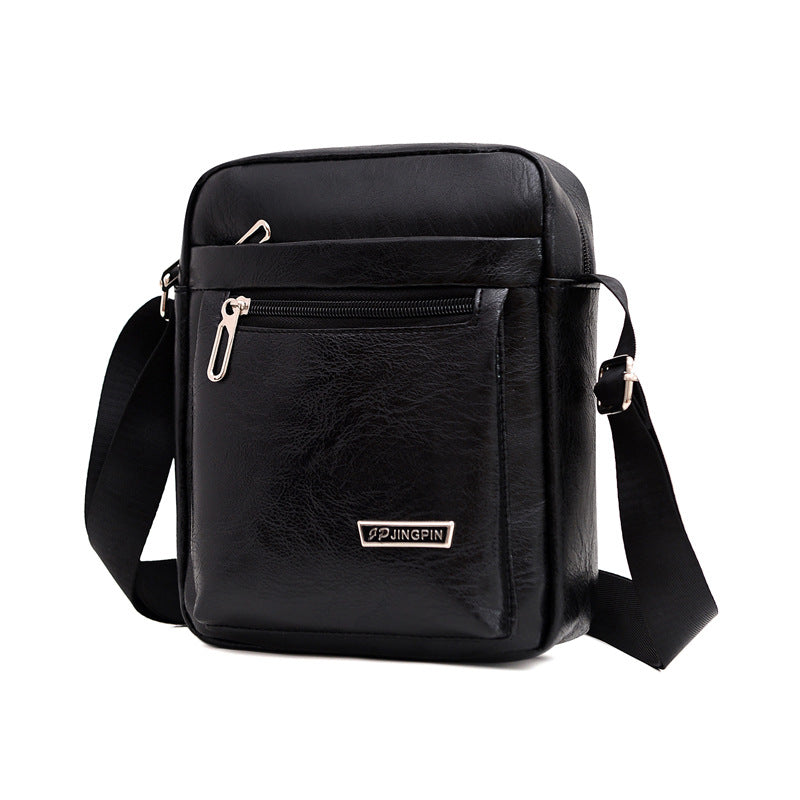 Men's Korean Style Large Capacity Leather Men's Shoulder Bags