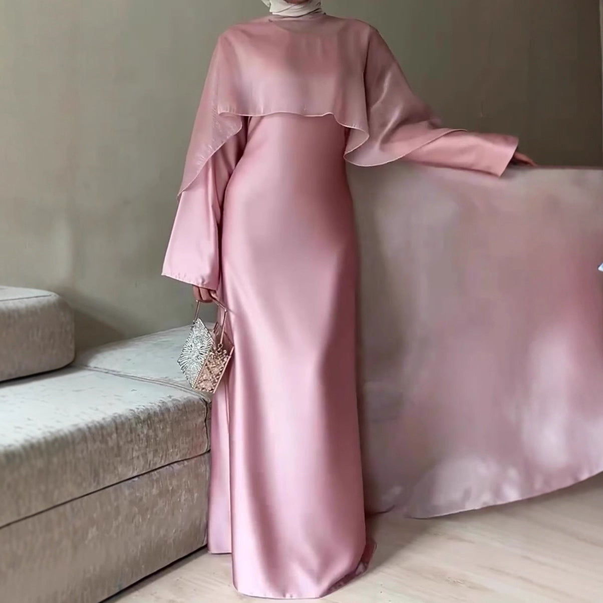 Women's Soft Sweet Temperament Long Sleeve Dress Dresses