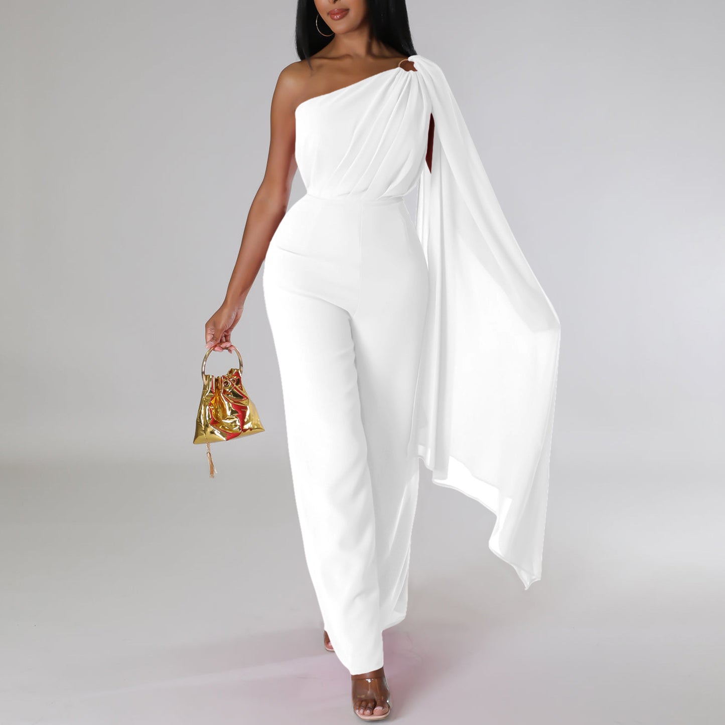 Women's Solid Color Sexy Banquet Fashion Dress Jumpsuits