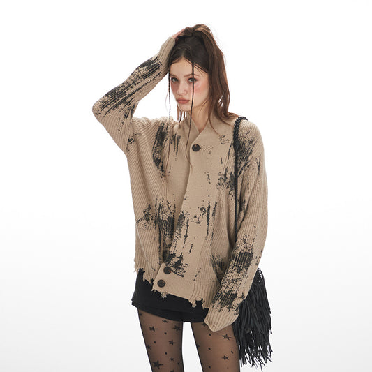 Women's & Men's & American Gothic Style Stand Collar Sweaters