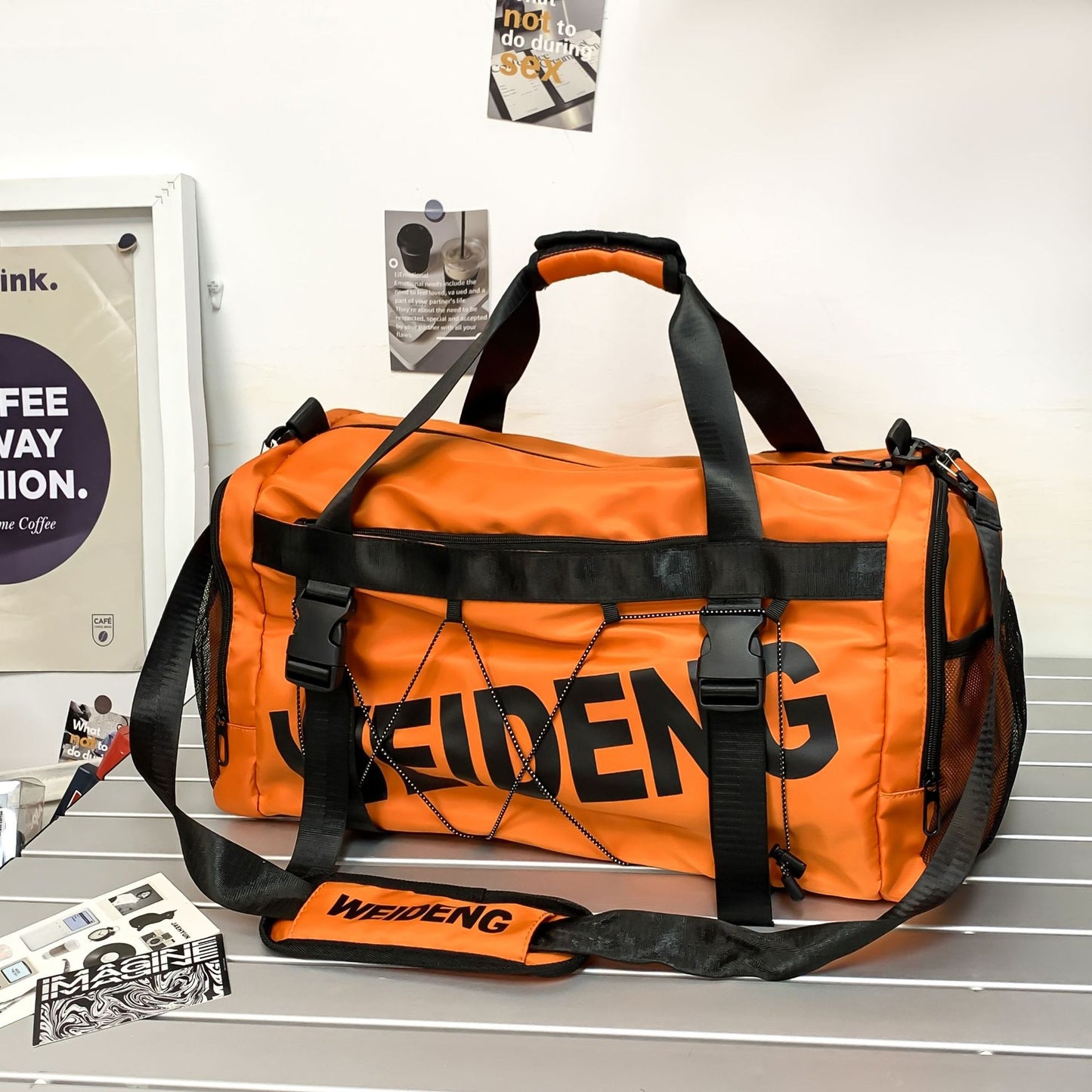 Women's & Men's & Capacity Dry Wet Separation Excursion Lightweight Fashion Trendy Travel Bags