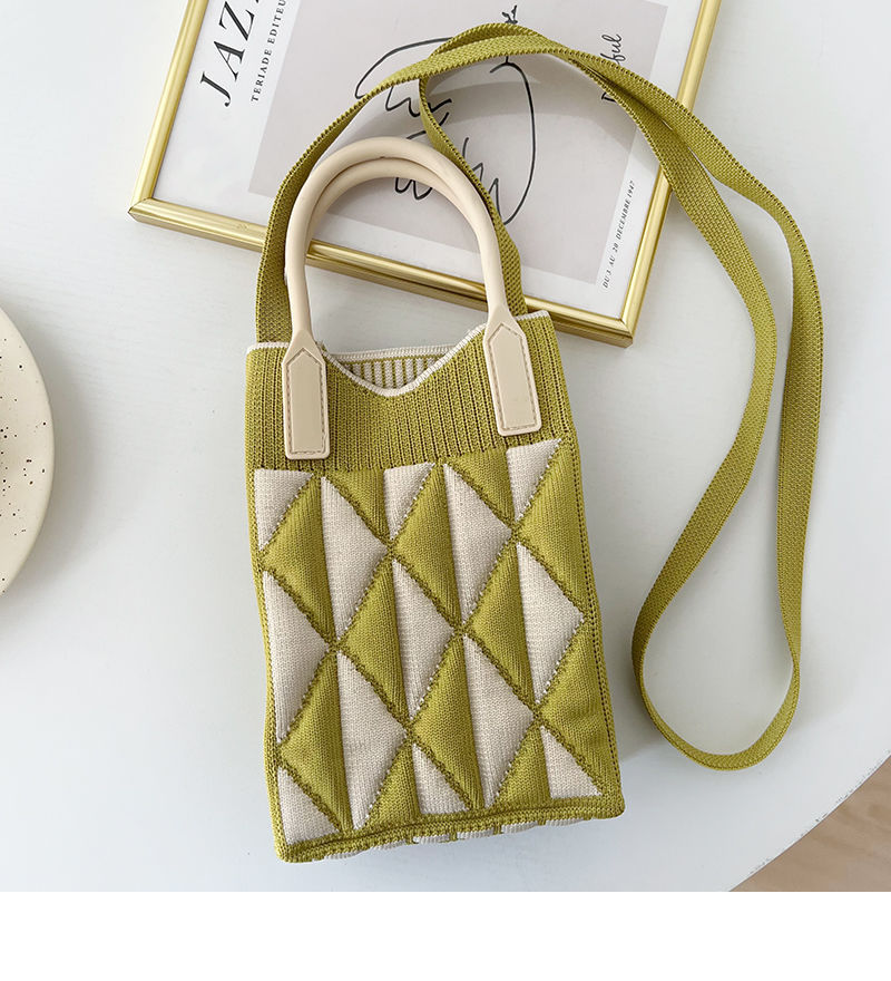 Knitted Korean Style Woolen Yarn Fashion Phone Bags