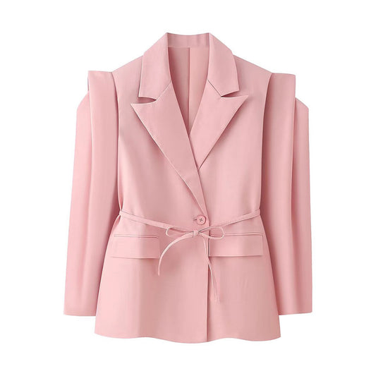 Women's Graceful Fashionable Design Loose Easy Matching Waisted Clothing