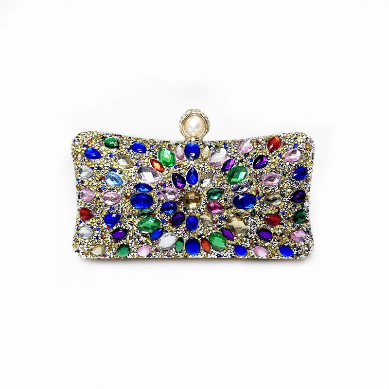 Rhinestone Shiny Dinner Diamond Banquet Clutch Evening Bags