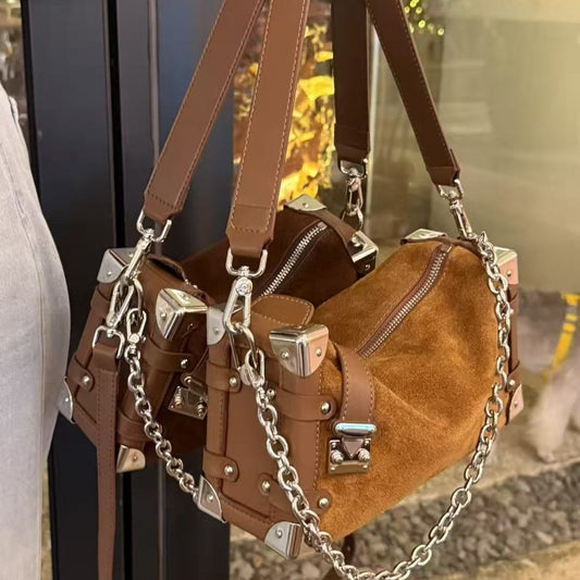 New Box Retro Affordable Luxury Chain Small Square Bags