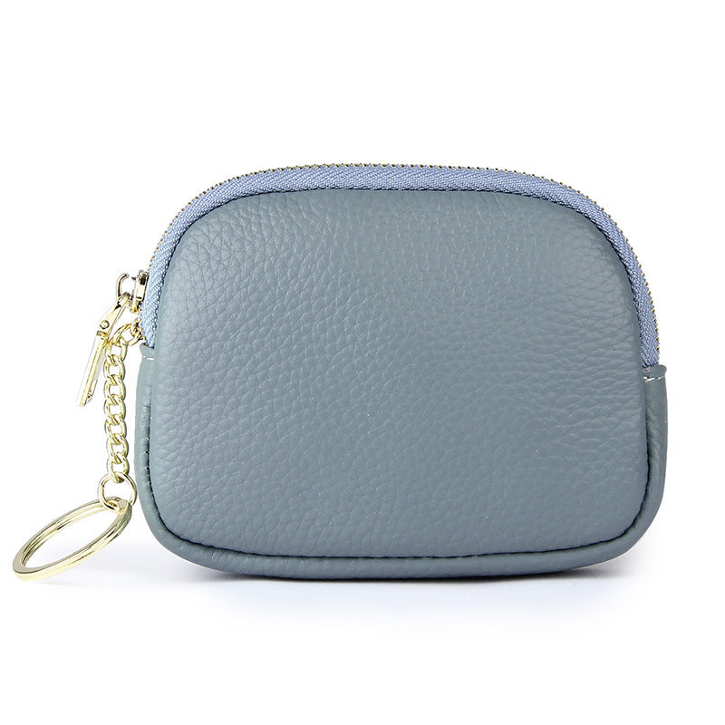 Women's Fashion Clutch Zip Authentic Leather Tactile Ladies Wallets