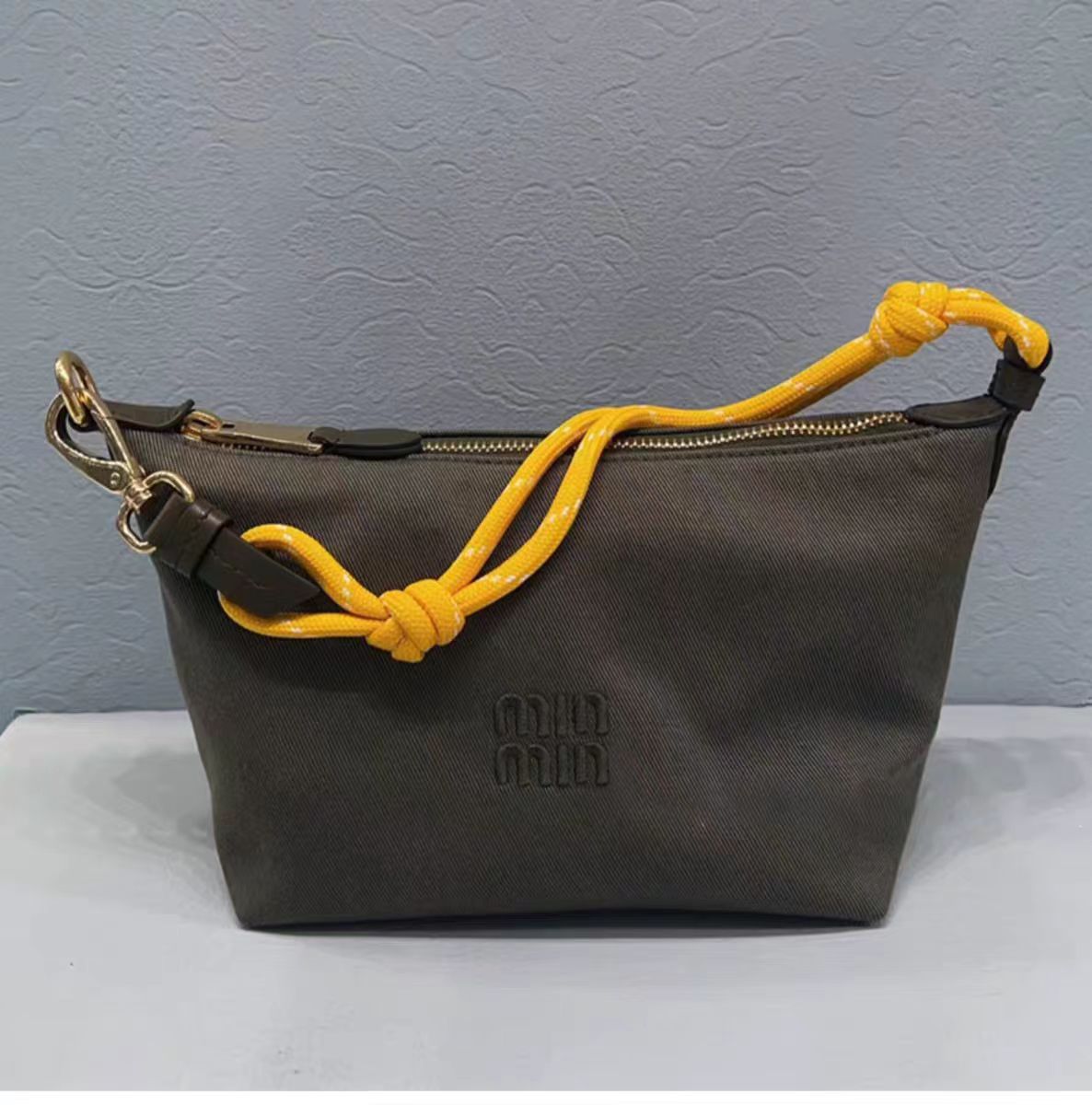 Women's Rope Canvas Underarm Lunch Box Western Style Armpit Bags