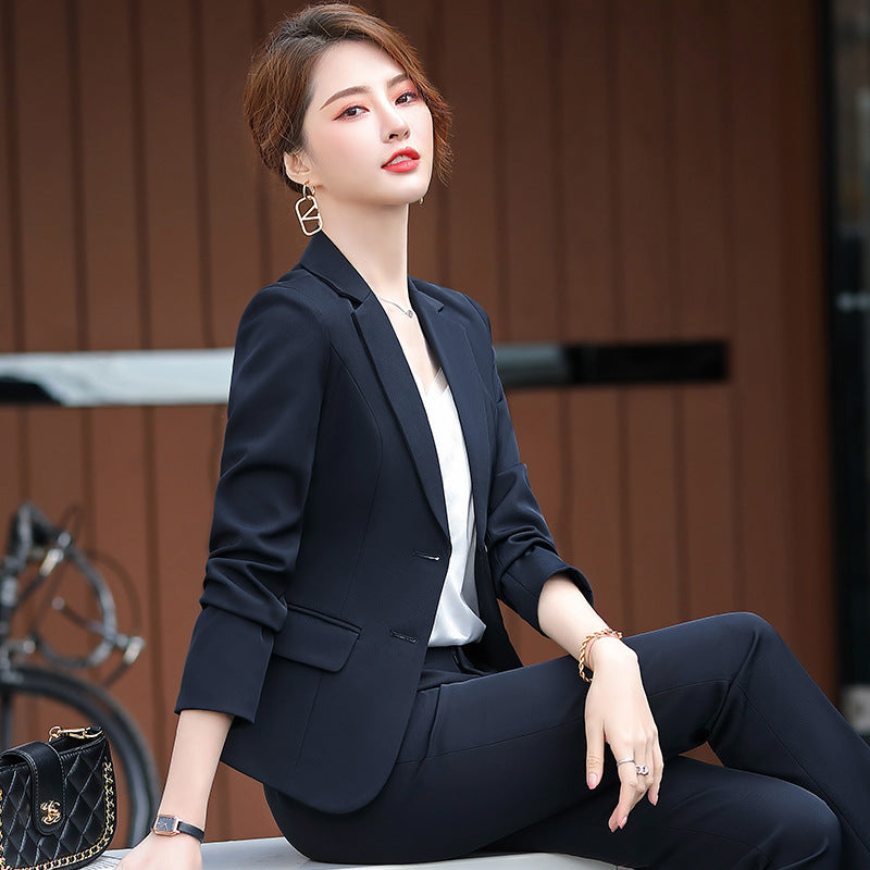 Women's Wear Big Fashion Elegant Formal Workplace Interview Small Suit
